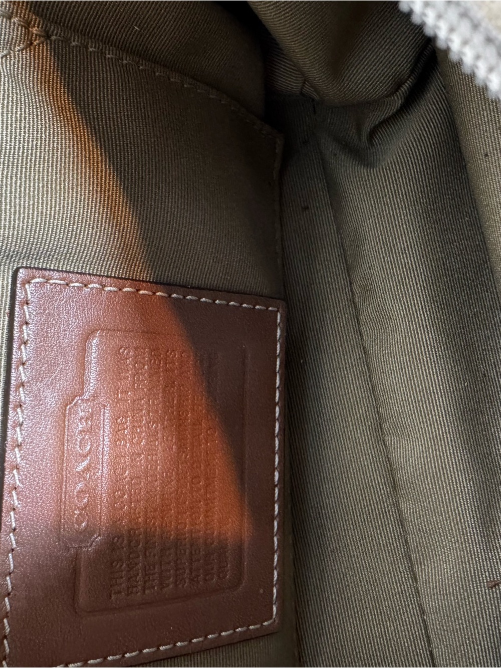 Coach Y2K Trendy Mini Satchel in Tan and Cream Signature Canvas - Picture 11 of 12